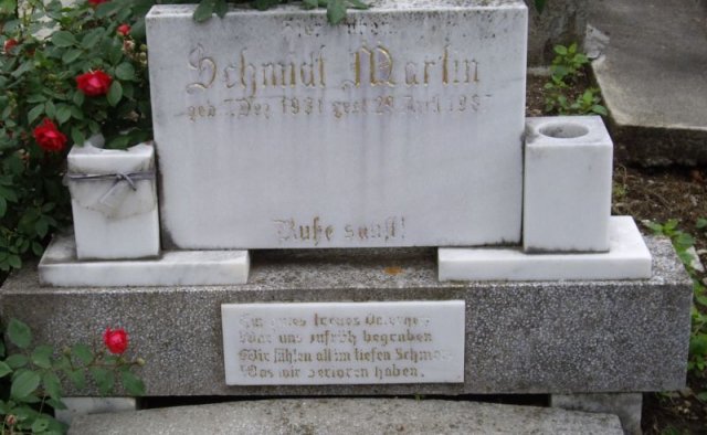 Schmidt Martin 1931-1987 Grabstein